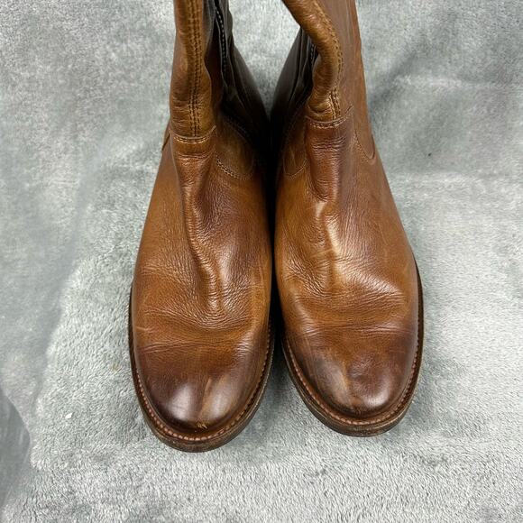 Frye Size 7.5 Womens Brown Leather Shirley OTK Over the Knee Riding Boots - Picture 5 of 13